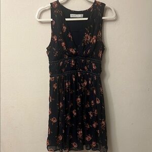 Abercrombie & Fitch Floral Dress - Navy and Pink 310